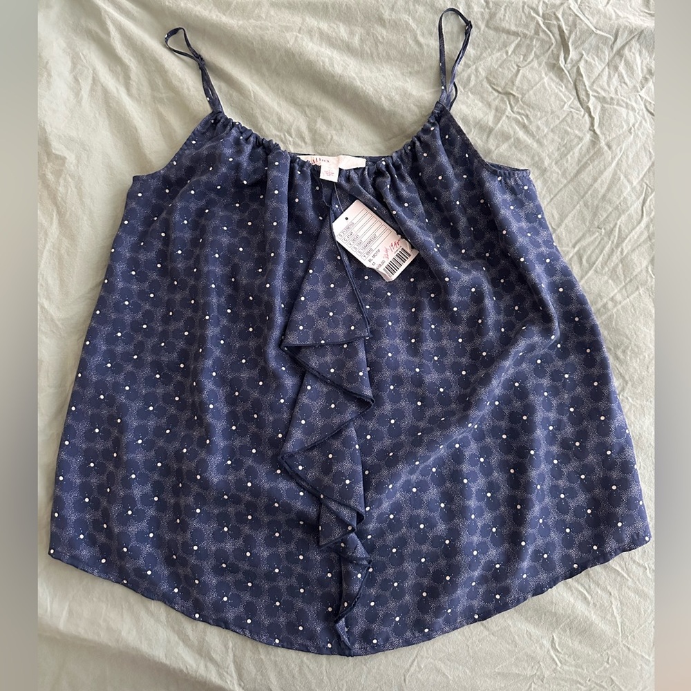 NWT Lilka Anthropologie silk top Medium